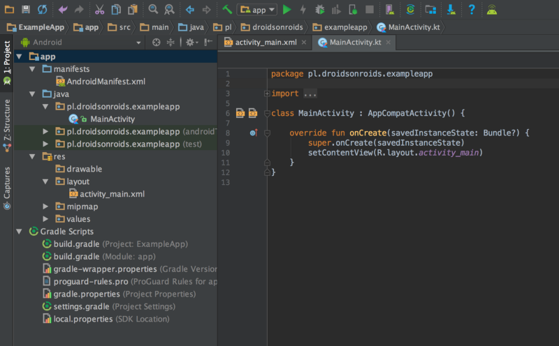 Android Developer beginner new android project