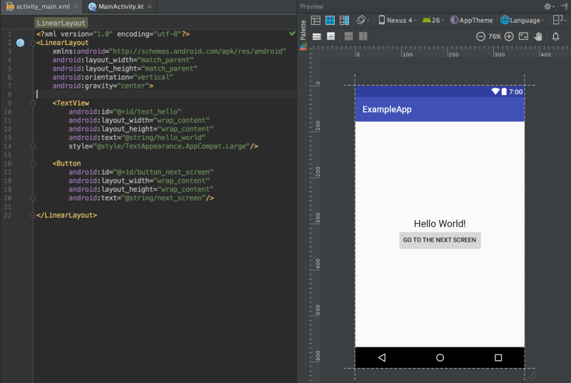 Android beginner Adding a button to the layout