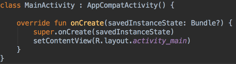 Android beginner Binding the Activity with the layout using setContentView method.
