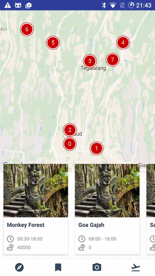 markers scaling