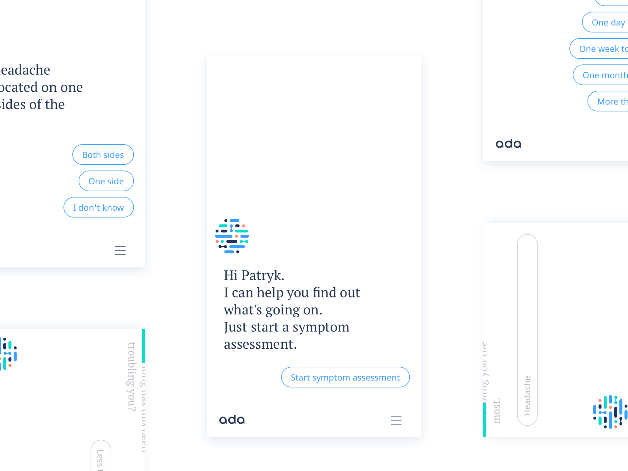 Conversational UI mobile app