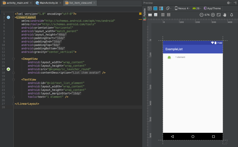 How to Implement ListView - Creating a list row layout