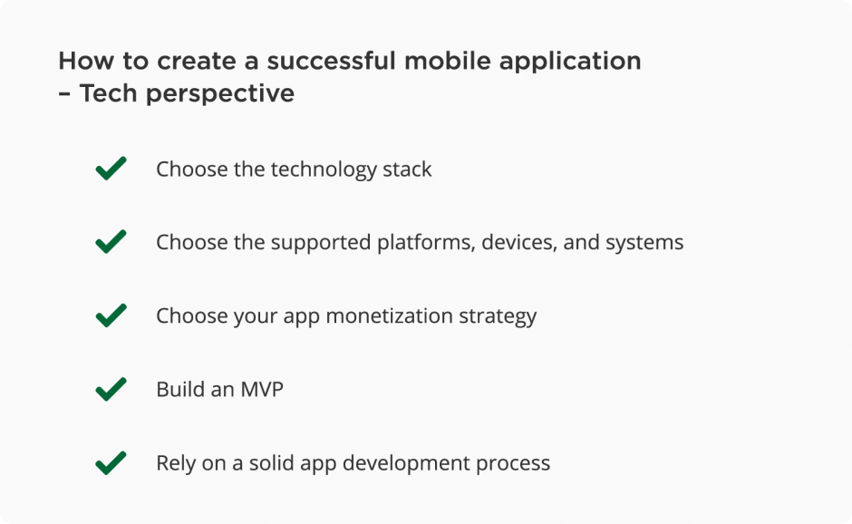 How to create a successful mobile app – developers tips