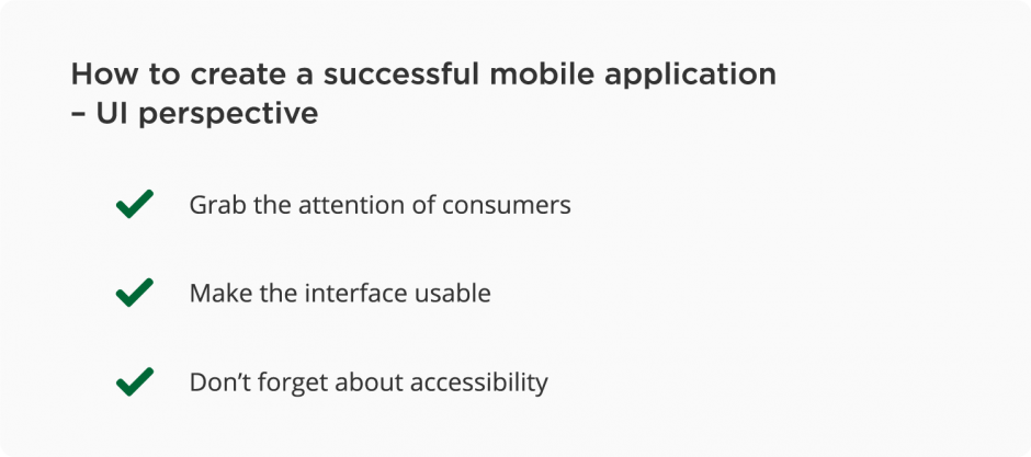 How to create a successful mobile app – UI tips