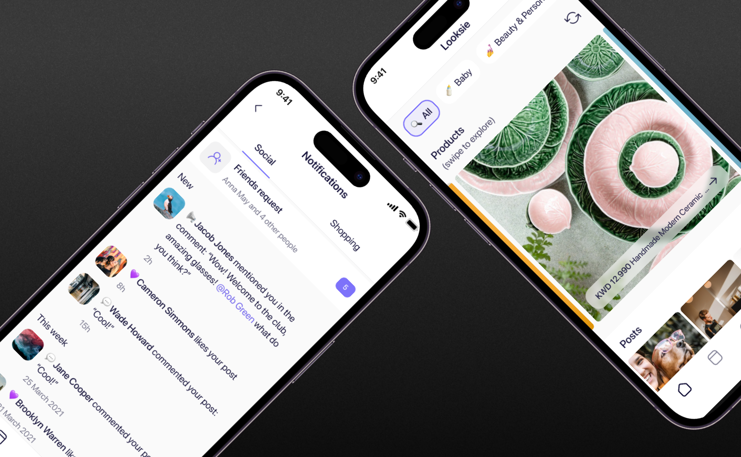 App for shoppers to discover, buy and promote products through the social feed in an enjoyable and playful way.