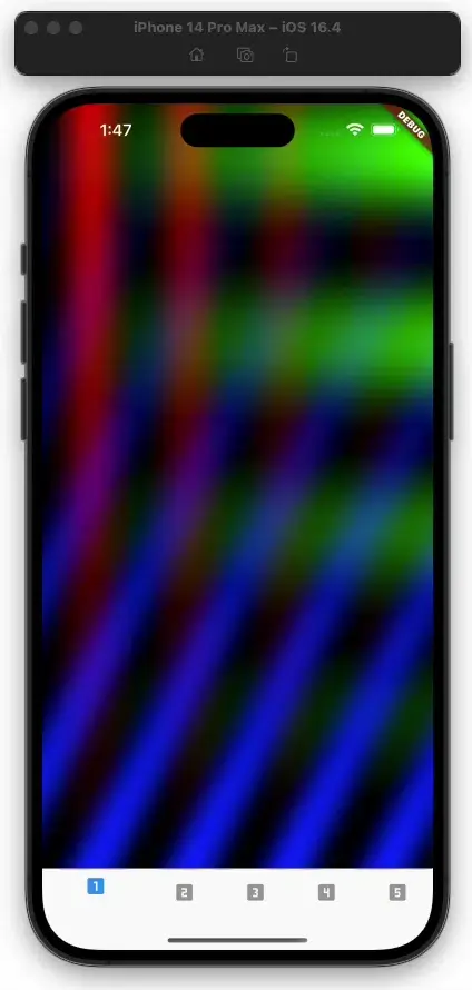 flutter fragment shaders GLSL shader code to Dart