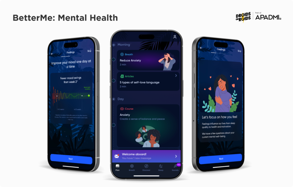 BetterMe mental health application UK